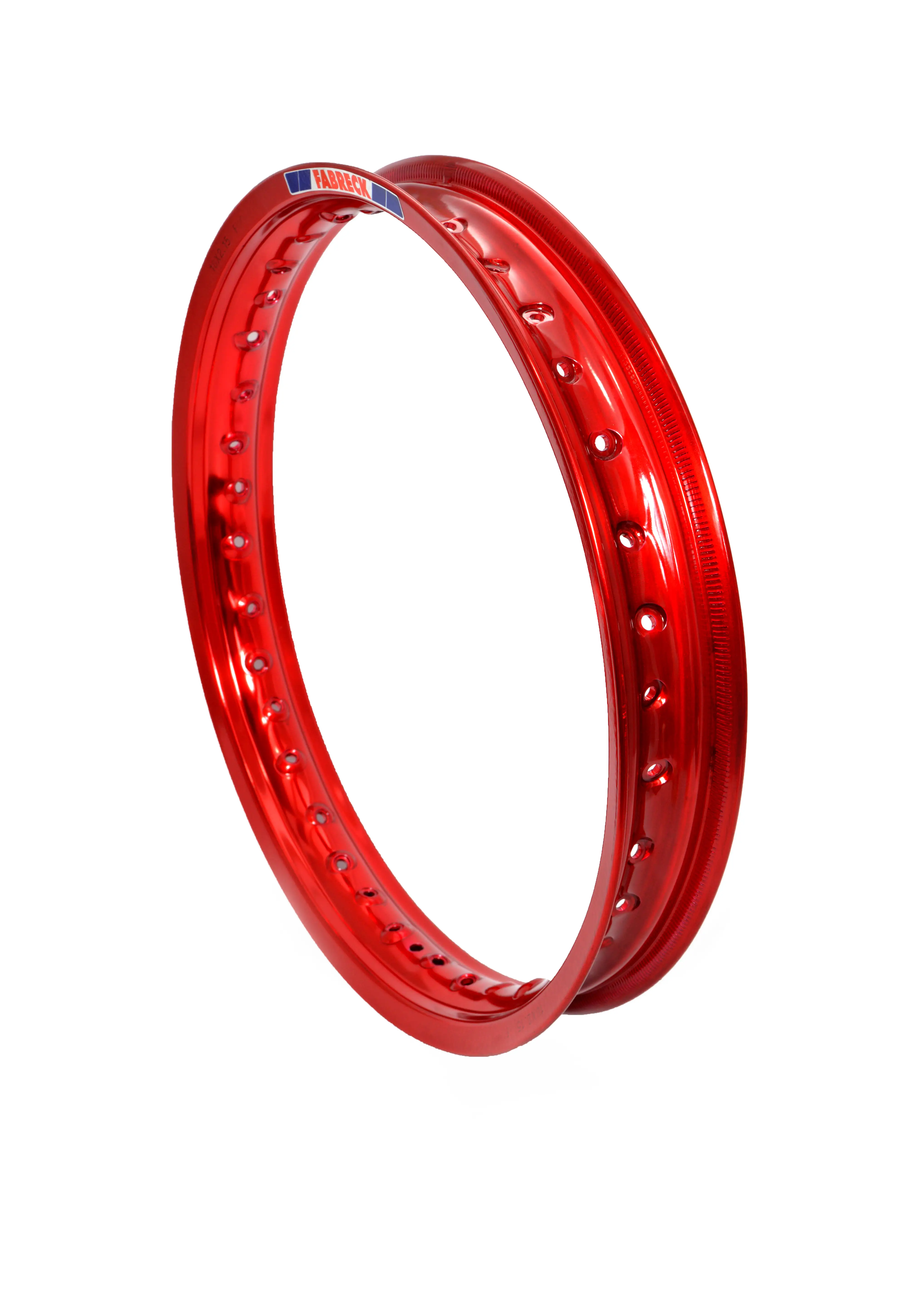 ARO DE ALUMINIO 2.15 X 18 VERMELHO VITRAL